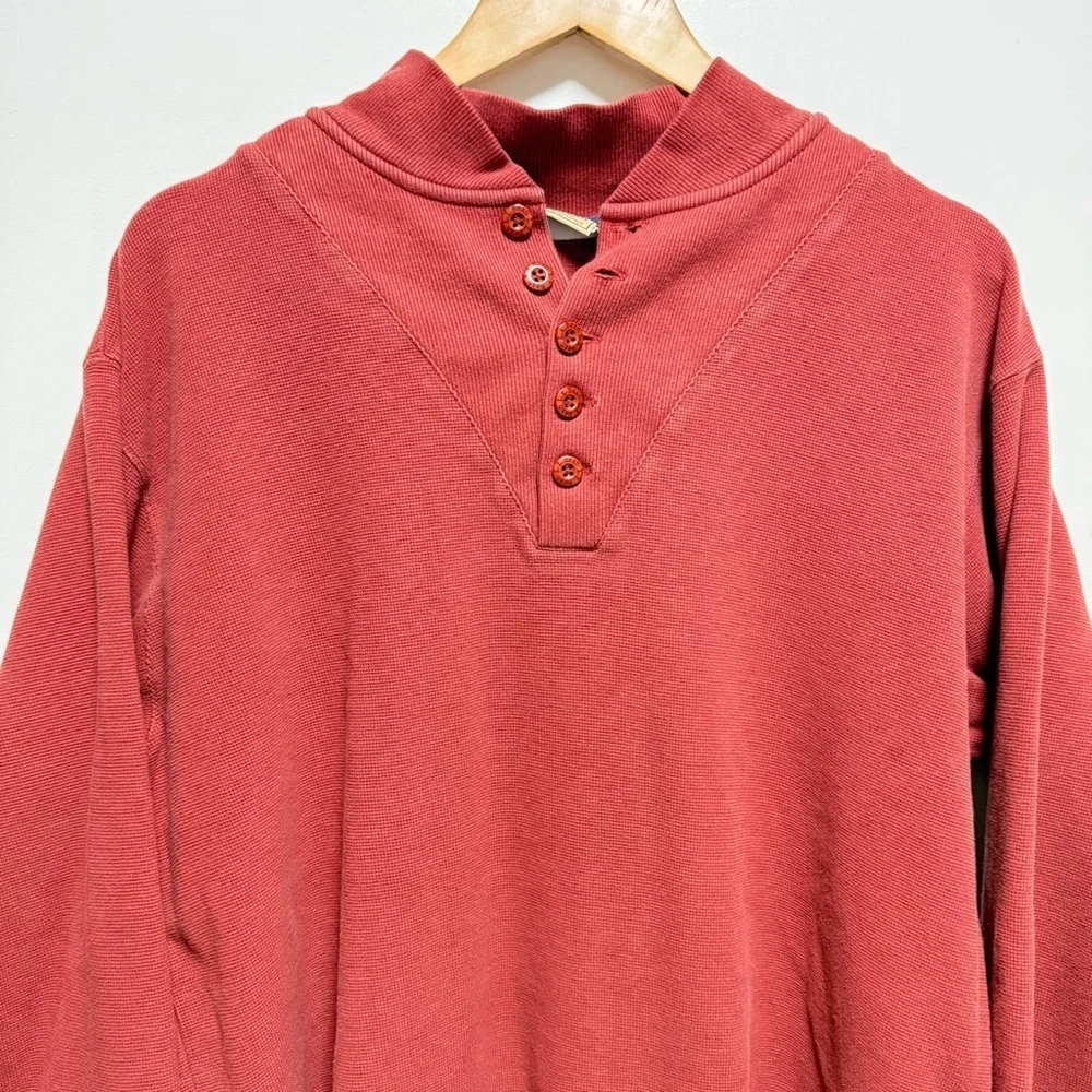 L.L. Bean Men's Rich Red Crewneck Sweater Size L